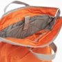 Roka Bantry B Vegan Bag in Burnt Orange. Lotta from Stockholm detail view of inside laptop and zipped pocket