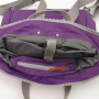 Roka Bantry C Medium Rucksack Bag Backpack in Purple inside view