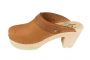 High Clog Tractor Sole Brown Oiled Nubuck Seconds