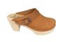 High Clog Tractor Sole Brown Oiled Nubuck Seconds