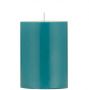 British Colour Standard Petrol Blue Eco Pillar Candle, 10cm