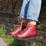 Ten Points Carina Lace-Up in Bordeaux