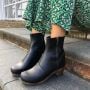 Lotta's Emma Clog Boots in Black Leather