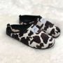 Mercredy Mule Slippers in Cow Print