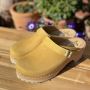 Yellow Classic Clogs with a tractor sole by Lotta from Stockholm