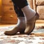 Classic Taupe Clogs in Oiled Nubuck on Brown Base