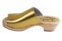 womens Clogs mules Gold PU Leather Berit by Lotta from Stockholm