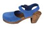 Wooden clogs for women, clogs shoes in lazuli blue highwood by Lotta from Stockholm