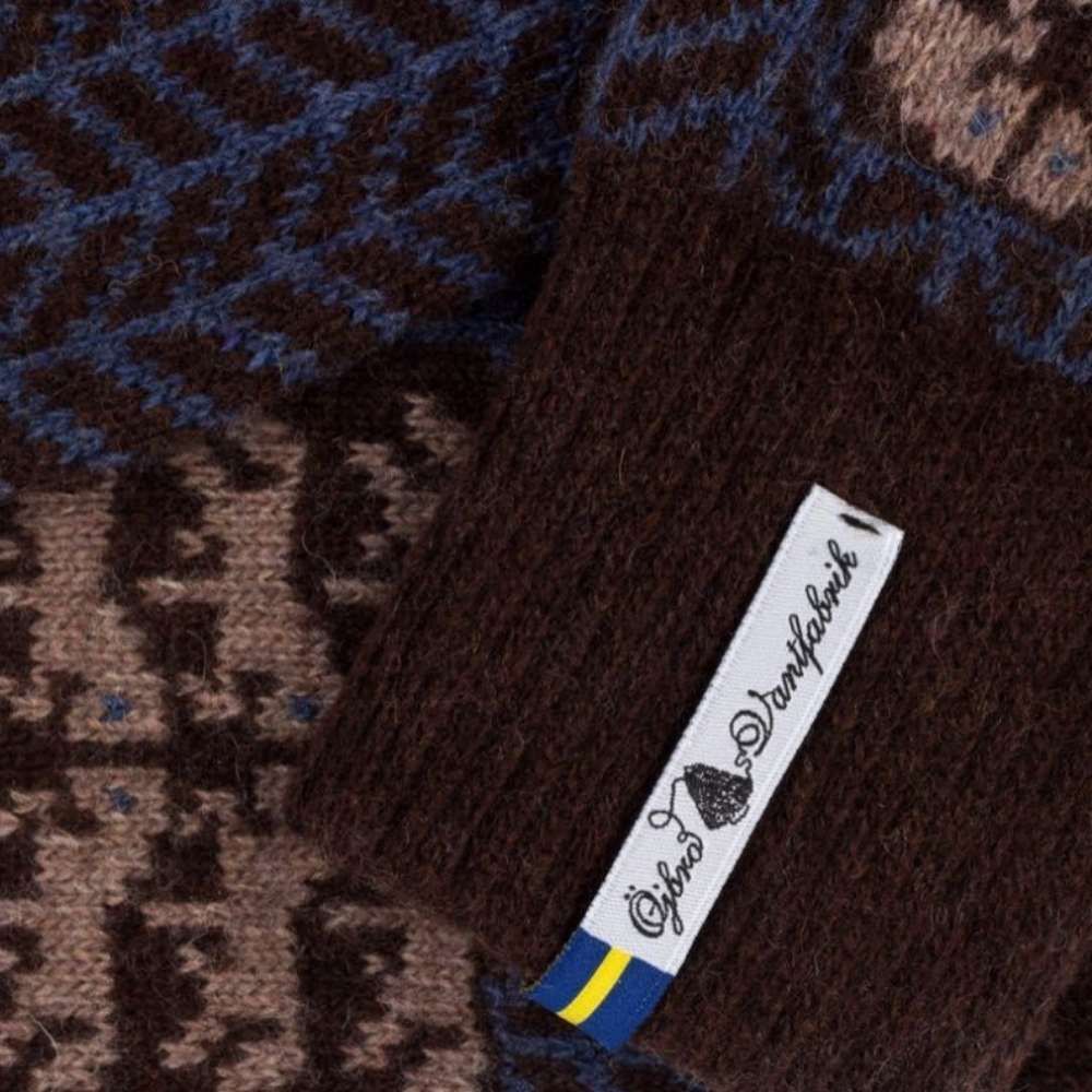 Öjbro Gotland Brun Wool Sock 