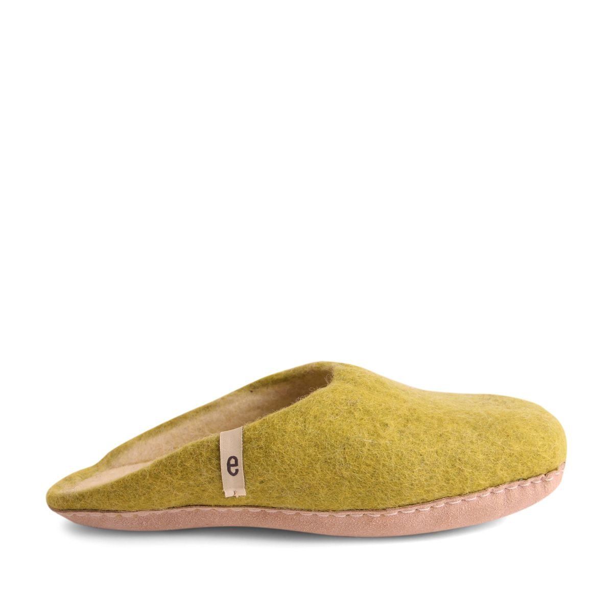 Egos Slip-on Indoor Shoe Simple in Lime Green
