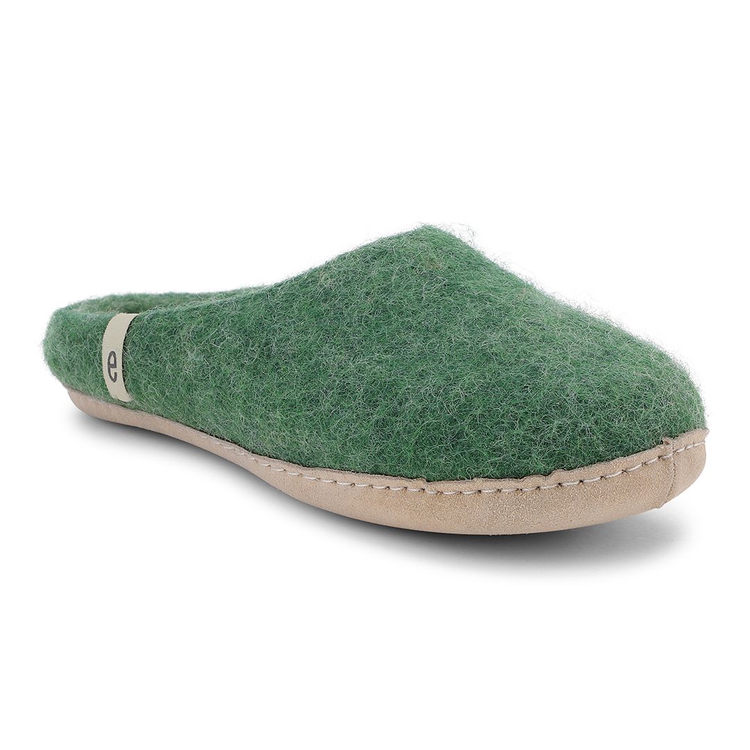 Egos Copenhagen Men's Slip-on Indoor Shoe Simple in Green