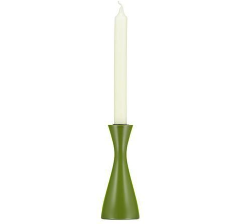 British Colour Standard- Small Olive Green Candleholder