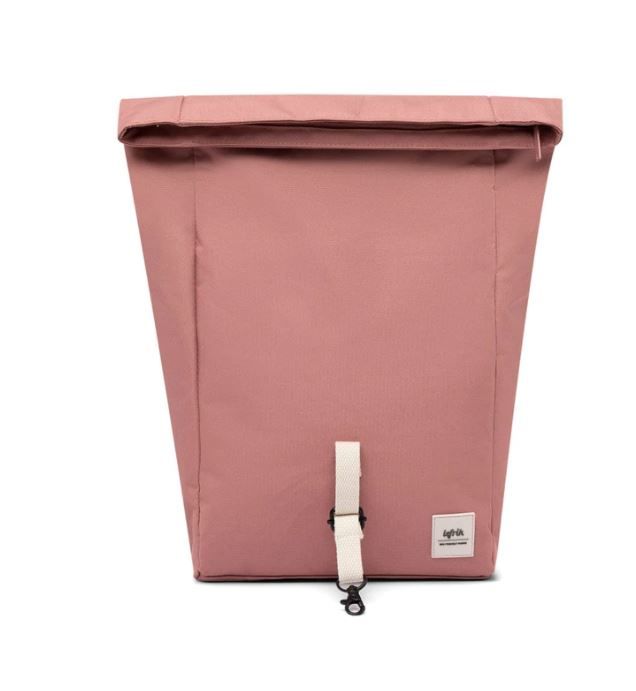 Lefrik Roll Mini Rucksack in Dusty Pink