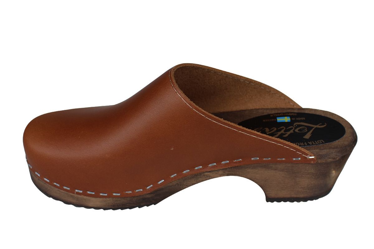 Classic Cinnamon Clogs on Brown Base Seconds