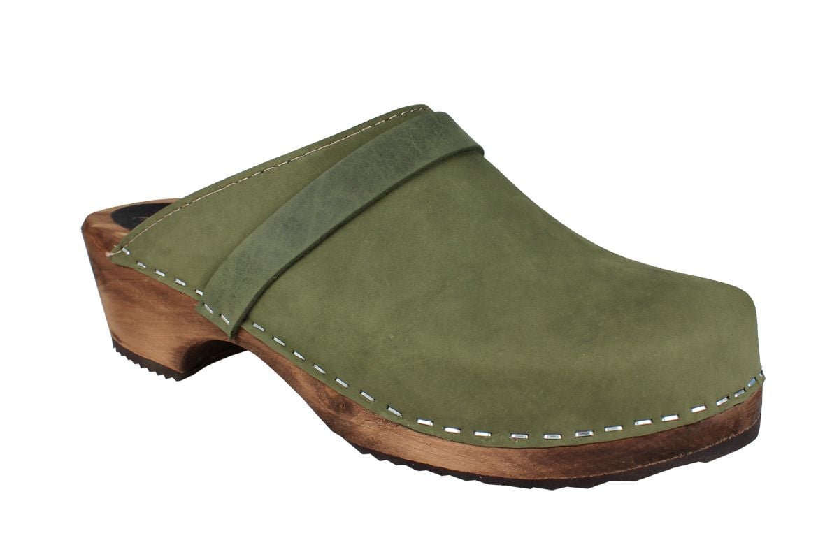 Classic Green Oiled Nubuck on Brown Base Seconds
