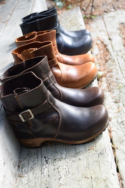 Sanita Mina Dark Brown Clog Boots