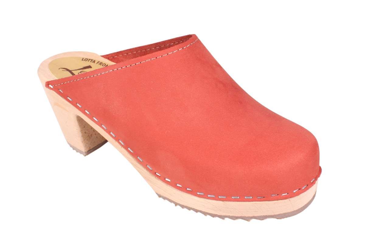 High Heel Classic women's clogs in Persian Plum by Lotta from Stockholm