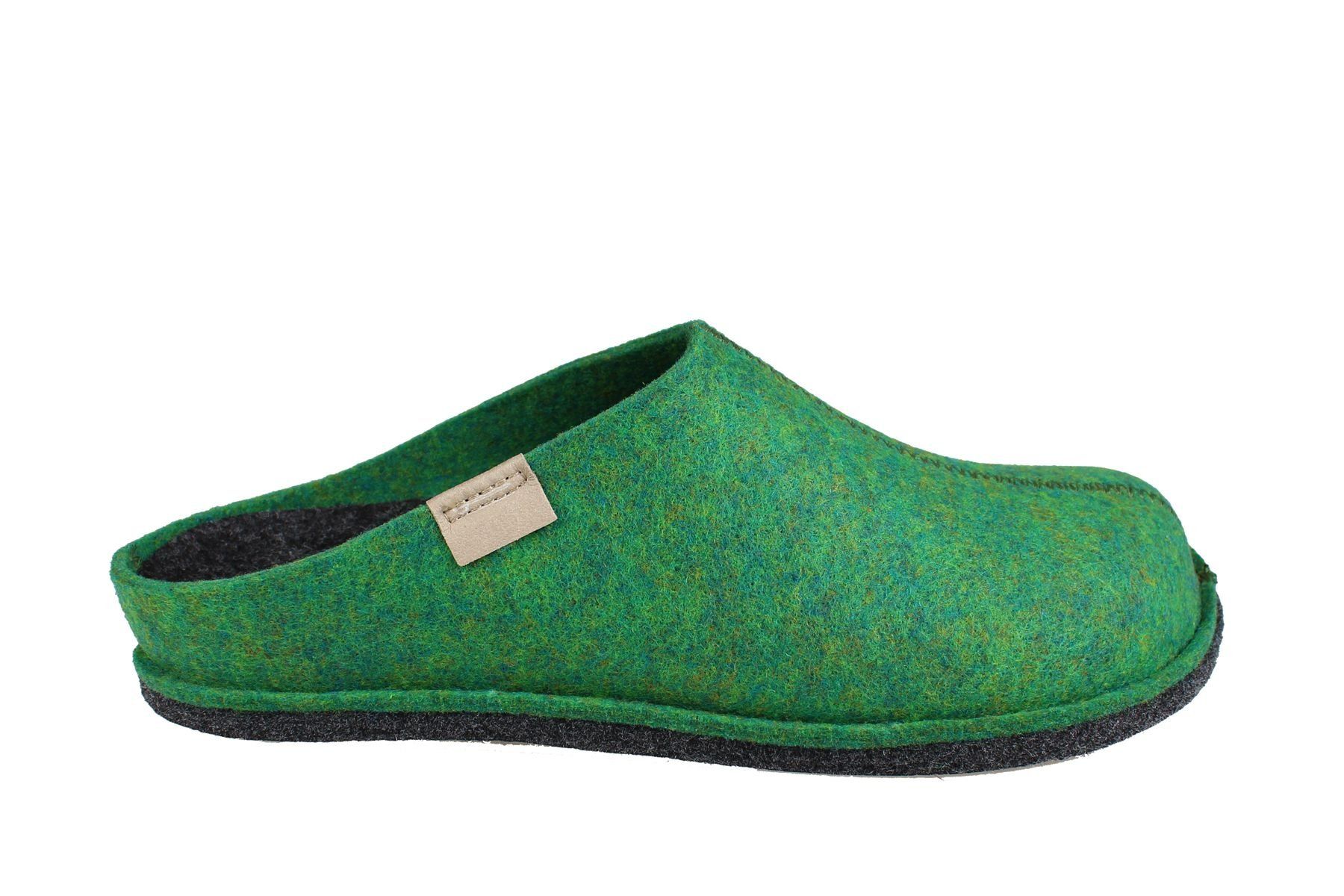 Sanita Hogga Eco- friendly Slip- on Indoor Shoe In Dark Green