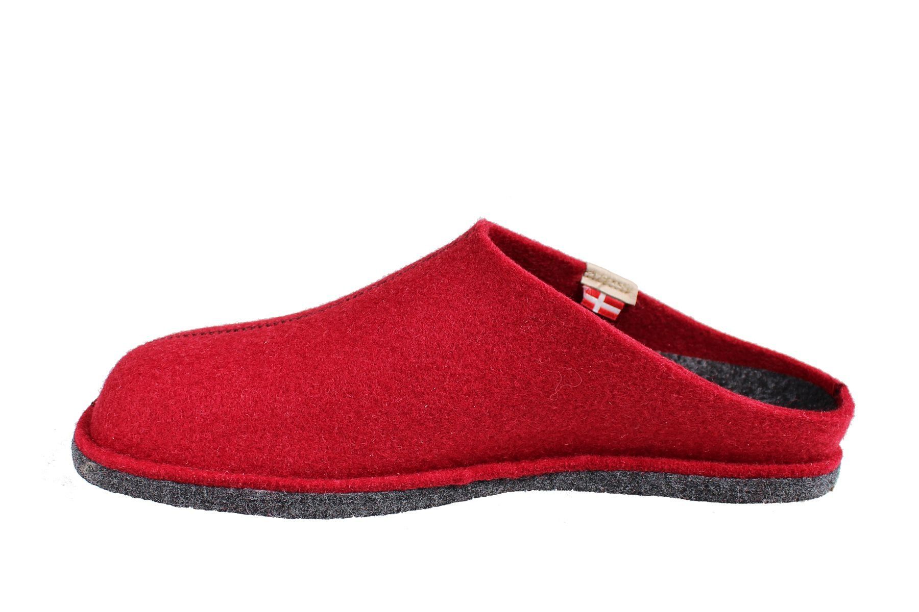 Sanita Hogga Eco- friendly Slip- on Indoor Shoe In Red