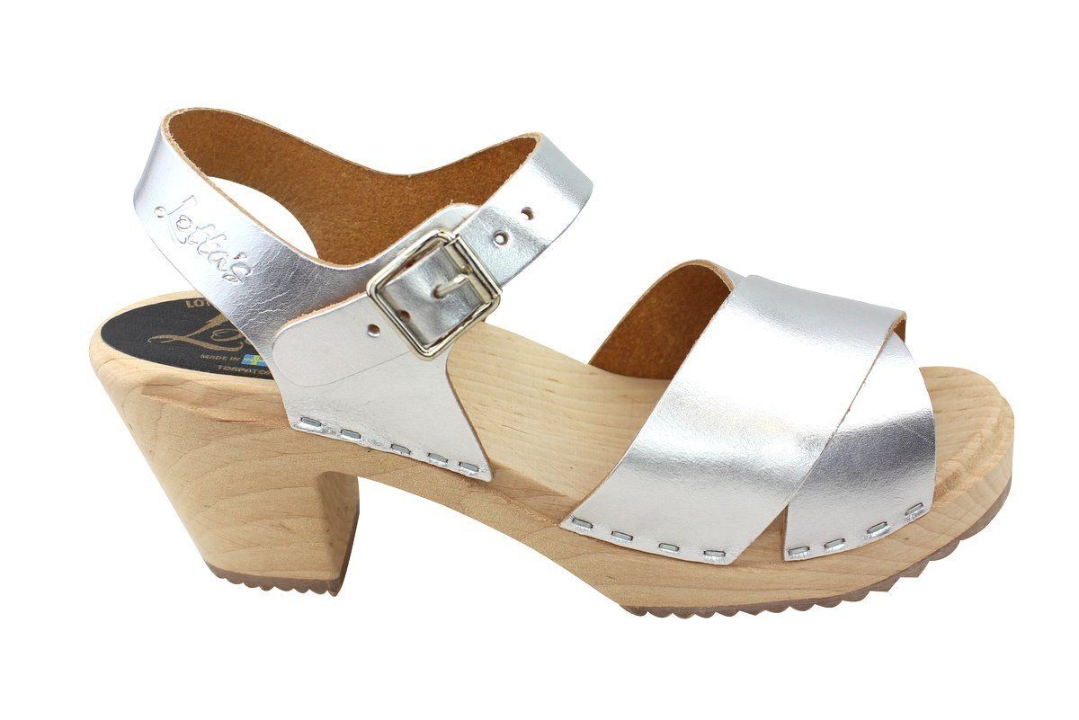 Cross Over Clogs Silver