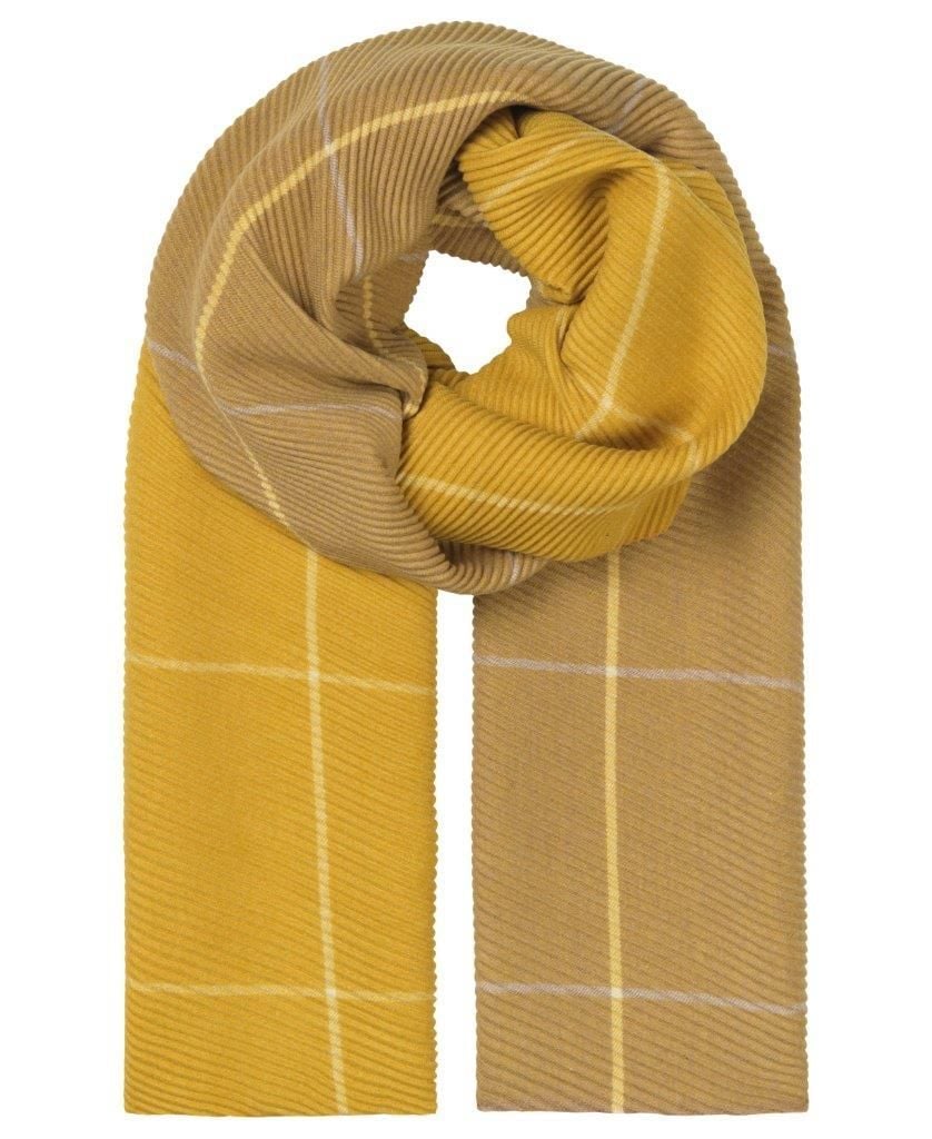 Unmade Copenhagen Banu Recycled Polyester Scarf in Corn Yellow