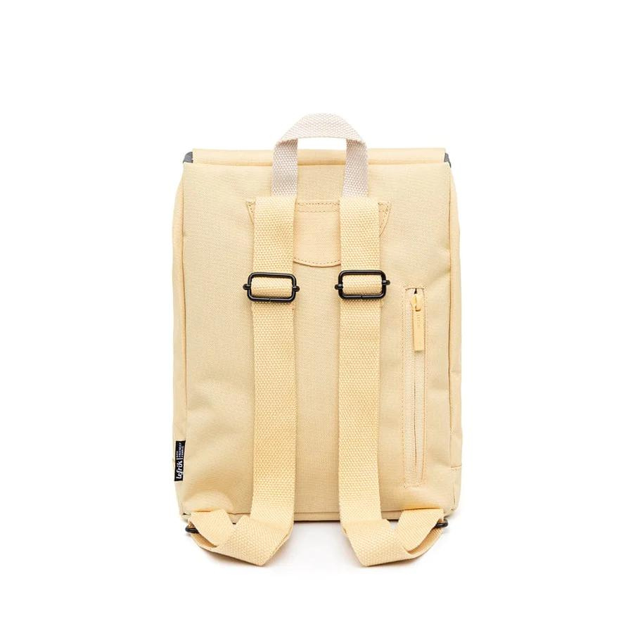 Lefrik Scout Mini Rucksack Bag in Butter Back View