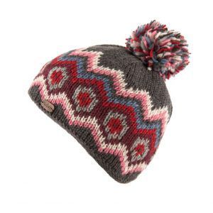 Kusan Bobble Hat in Charcoal 