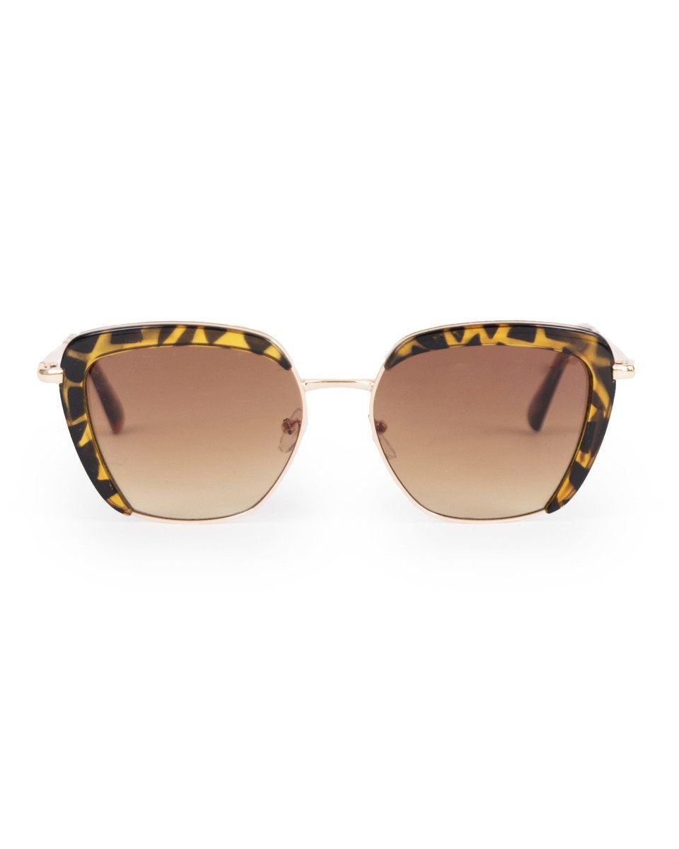 Powder Bardot Sunglasses in Mocha Tortoiseshell 