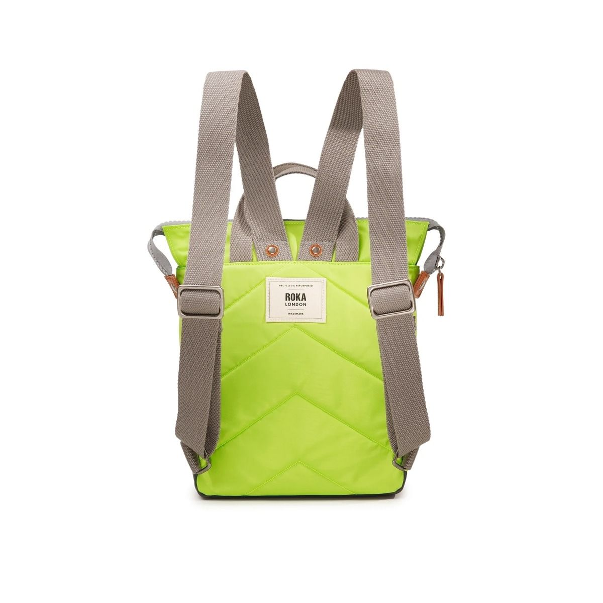 Roka Bantry B Small Bag in Lime back view