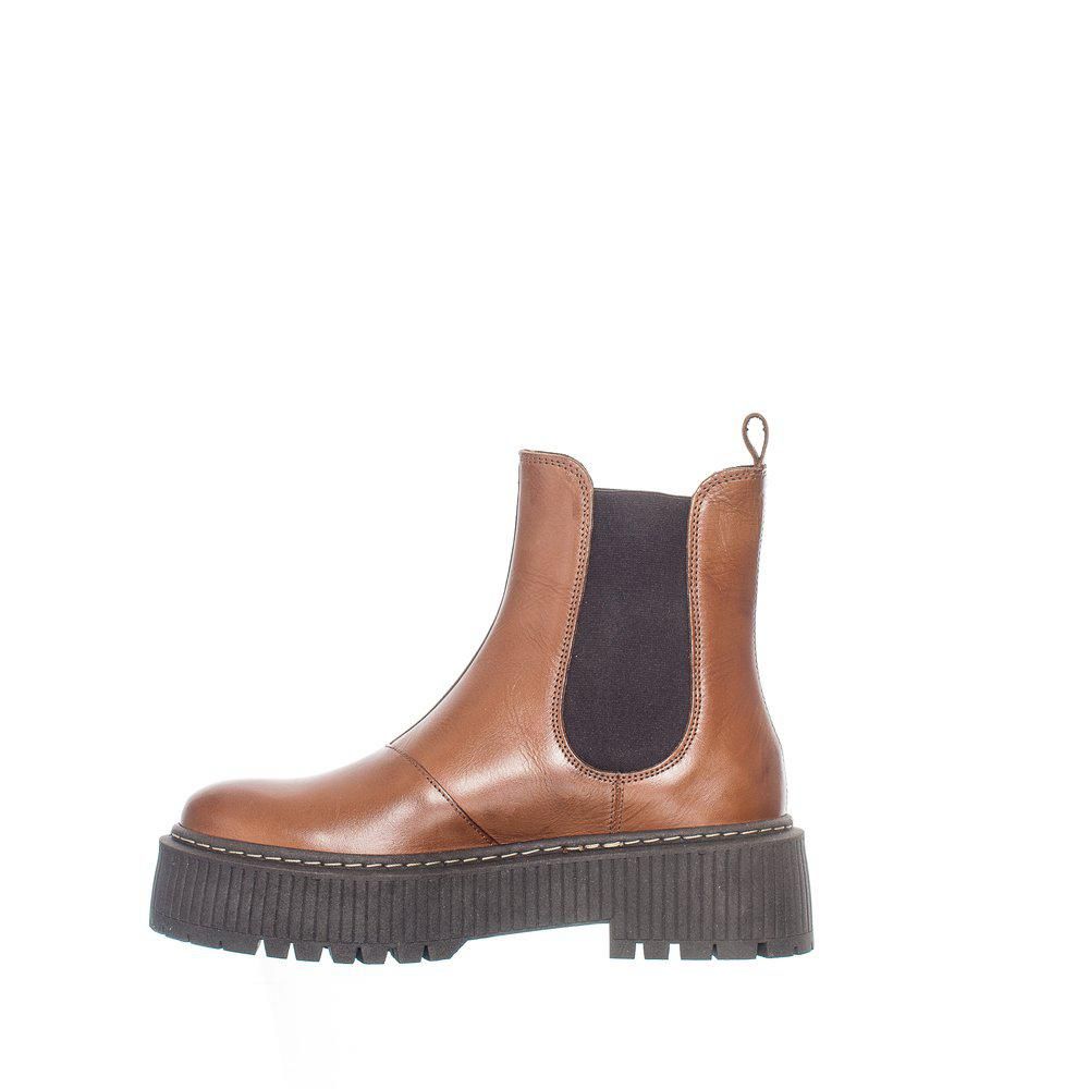 Ten Points Alina Chelsea Boots in Brown Lotta from Stockholm