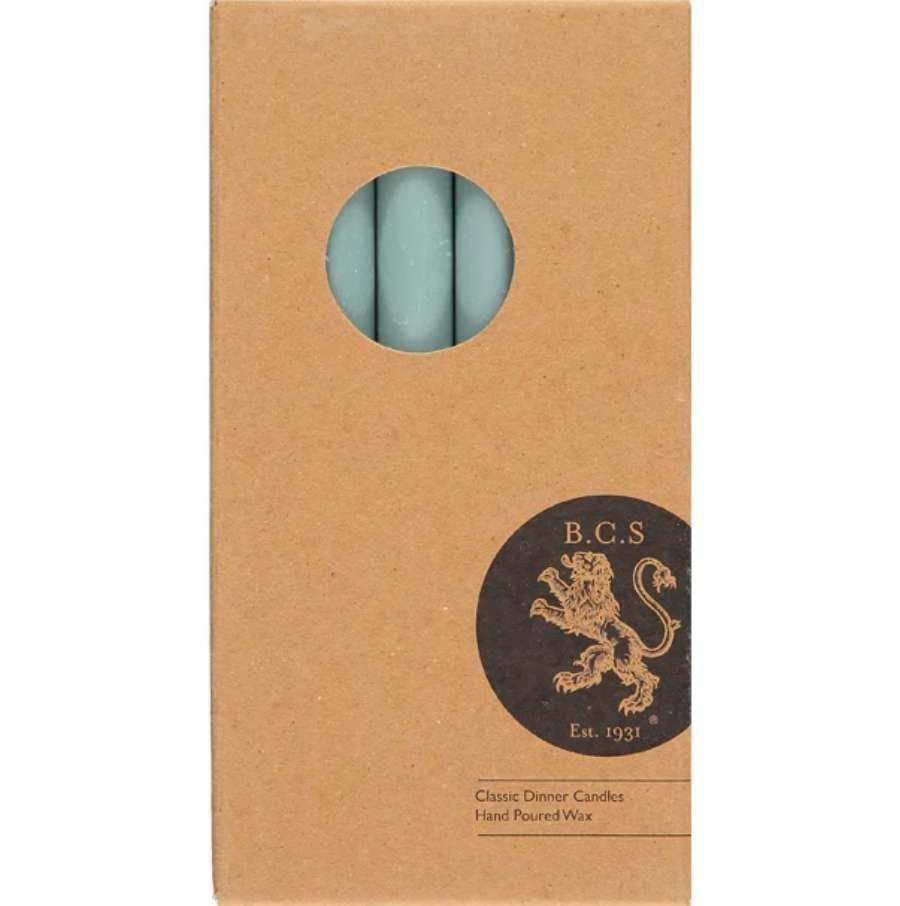 British Colour Standard Opaline Eco Dinner Candles, 6 Per Pack