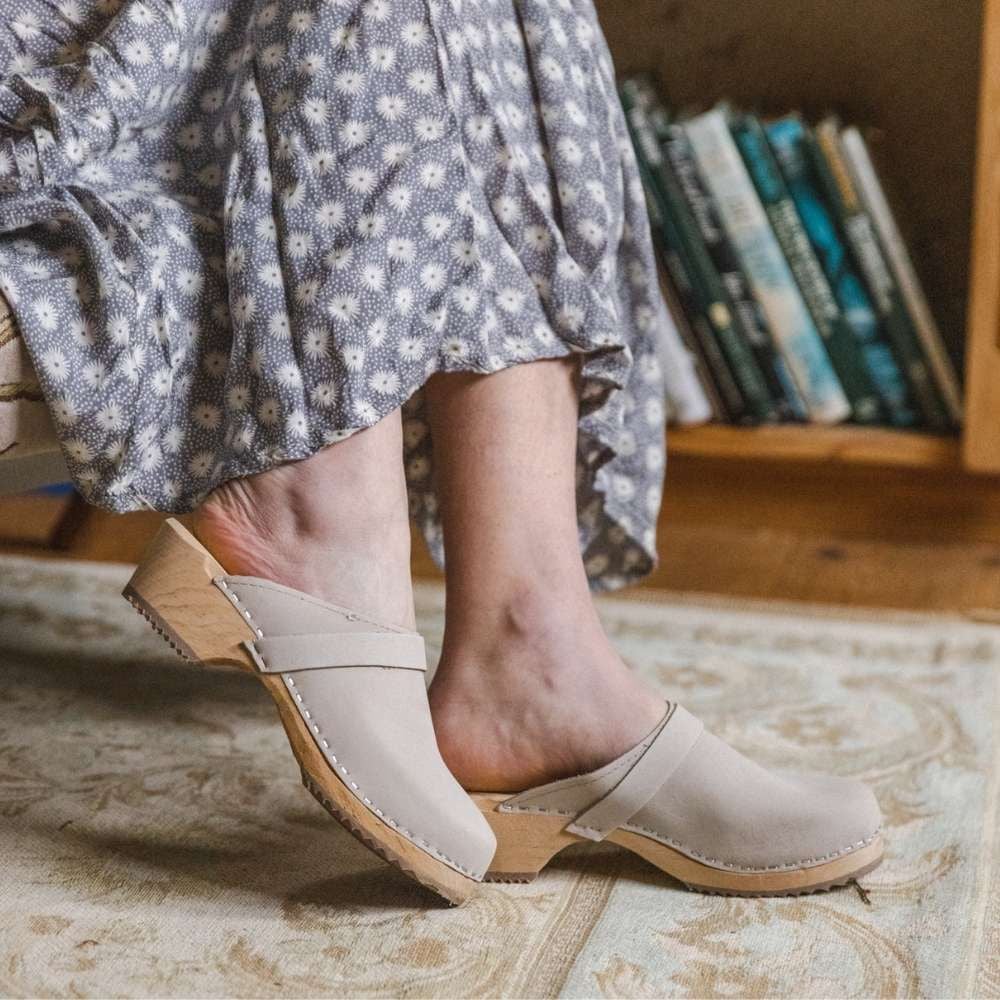 Classic Clogs Oatmeal Oiled Nubuck Leather