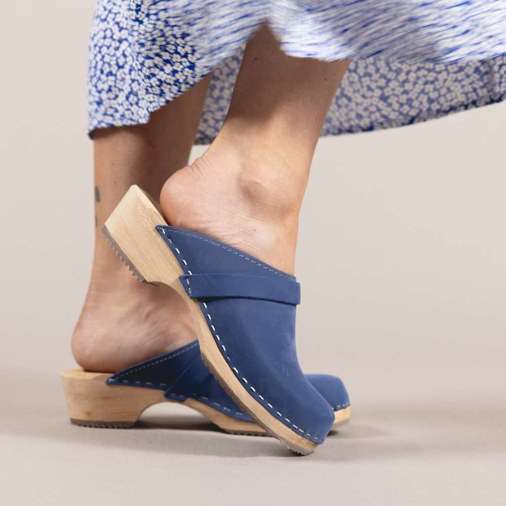 Classic Clogs Lazuli Blue Oiled Nubuck Leather